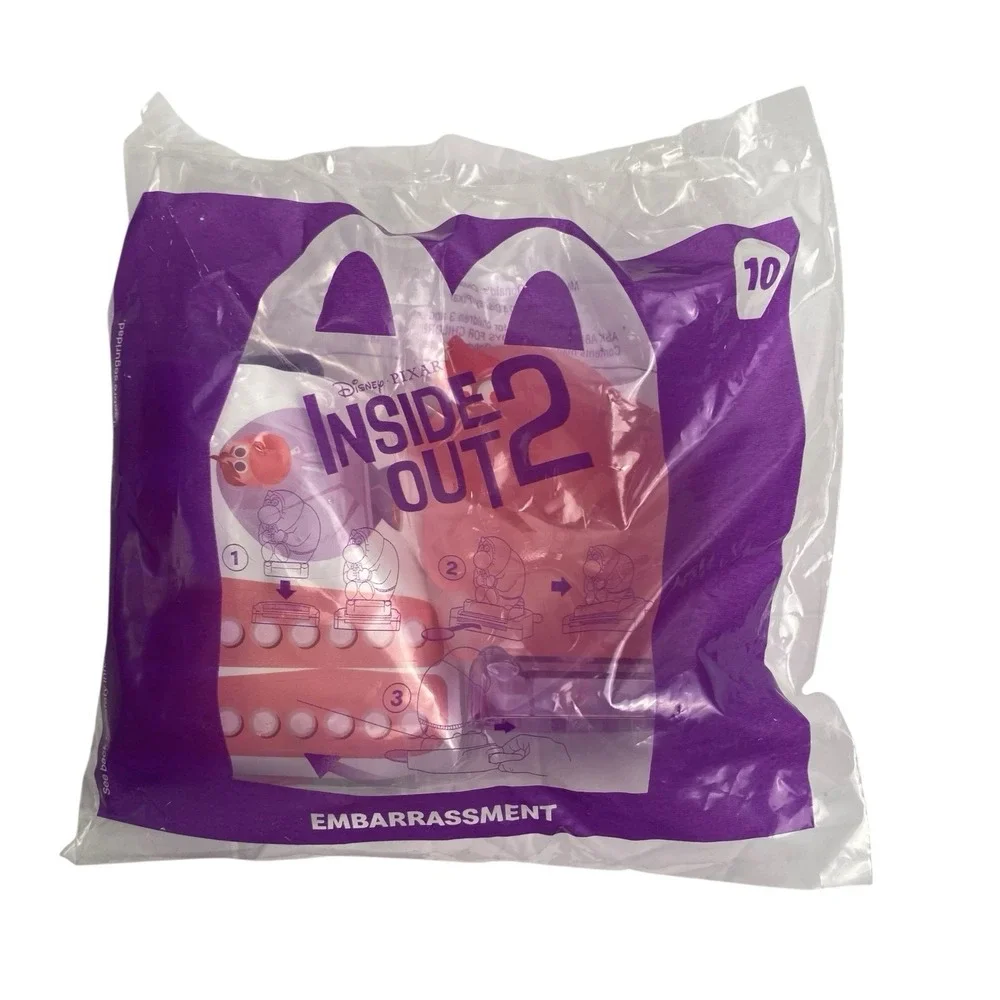 Disney Pixar Inside Out 2 Embarrassment #10 Figure McDonalds Toy‎ New  2024 FFT2